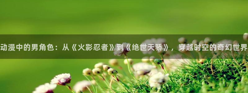 age动漫网页：动漫中的男角色：从《火影忍者》到《绝世天骄》，穿越时空的奇幻世界